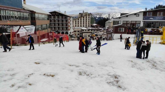Uludağ’da Hafta Sonu Yoğunluğu