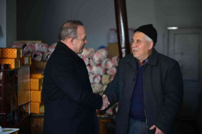 Vali Hüseyin Öner, Esnaf Ziyaretlerine Devam Ediyor