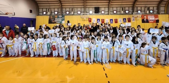 410 Tekvandocu Kuşak Atladı