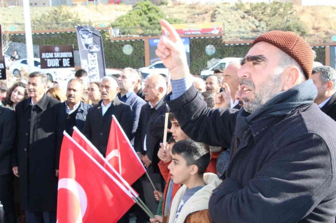 İ̇sveç’te Kur’an-ı Kerim’in Yakılması Şırnak’ta Protesto Edildi