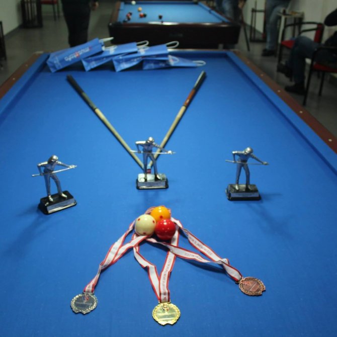 Kastamonu’da 3 Bant Bilardo Şampiyonası Sona Erdi