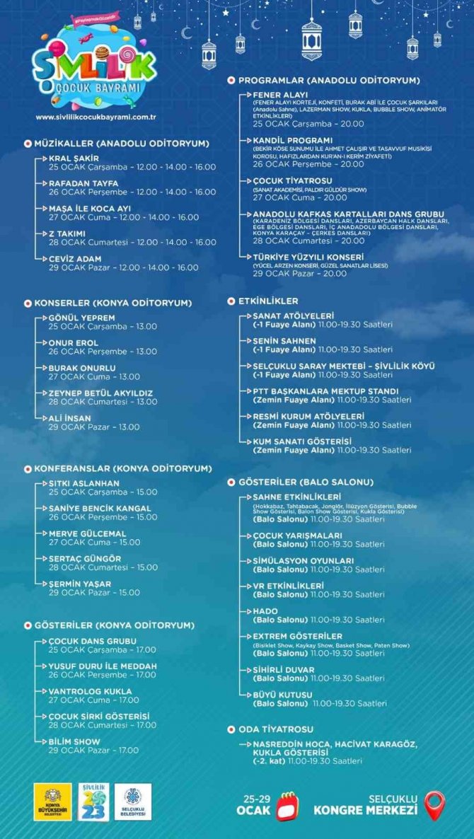 Konya’da Şivlilik Çocuk Bayramı İçin Geri Sayım Başladı