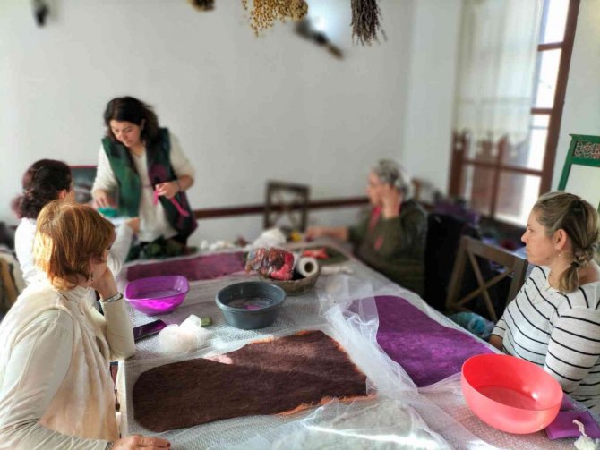 Köyceğiz’de Keçe Sanatı Yaşatılacak