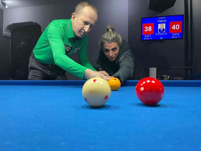 3 Bant Bilardoda Eskişehir Birincisi Belli Oldu