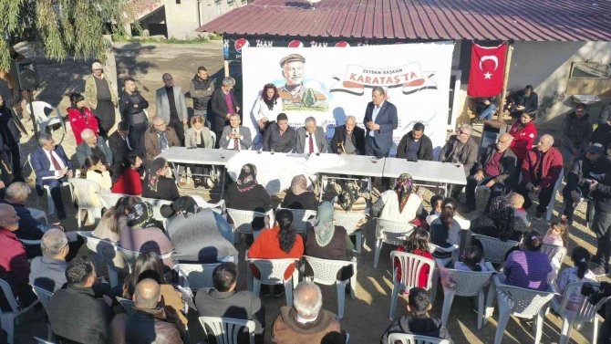 Başkan Karalar, Karataş’ta Vatandaşlarla Bir Araya Geldi