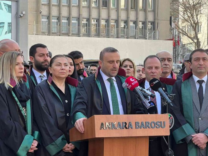 Ankara Barosu’ndan Anlamlı Yürüyüş