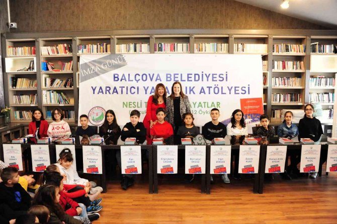 Balçova’nın Minik Yazarlarına Ait İlk Kitabın Basımı Yapıldı