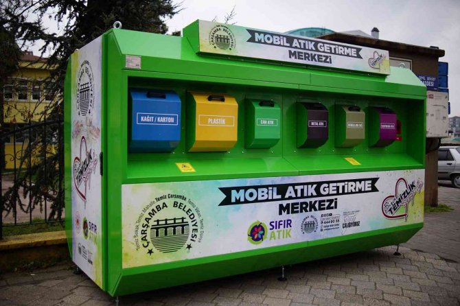 Çarşamba’ya Mobil Atık Getirme Merkezi
