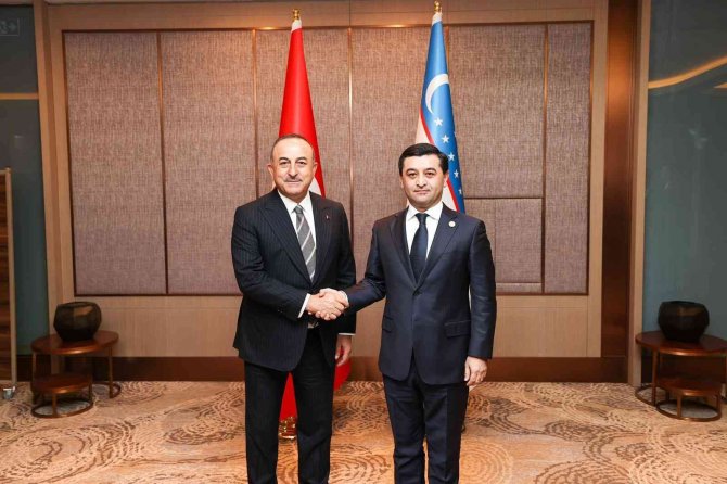 Çavuşoğlu, Özbekistan Dışişleri Bakan Vekili Saidov İle Görüştü