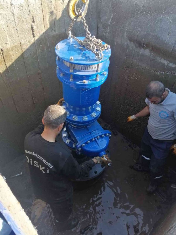 Di̇ski̇ İsale Hattında Bakım Onarım Çalışmalarını Sürdürüyor