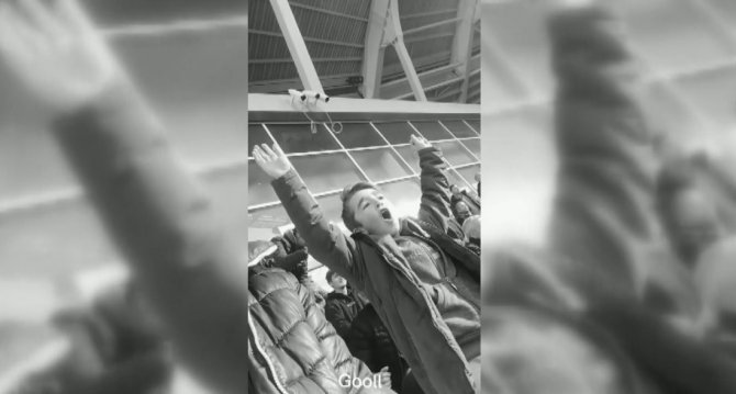 Fanatik Taraftar Adeta Maçı Yaşadı