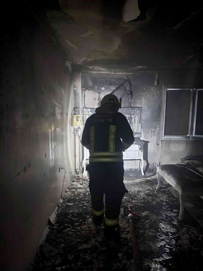 Dalaman’da Ev Yangını