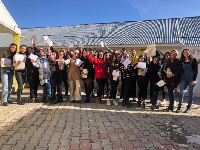 Muradiye Öğrenim Biriminden Eğitime Destek Veren Gönüllülere Teşekkür