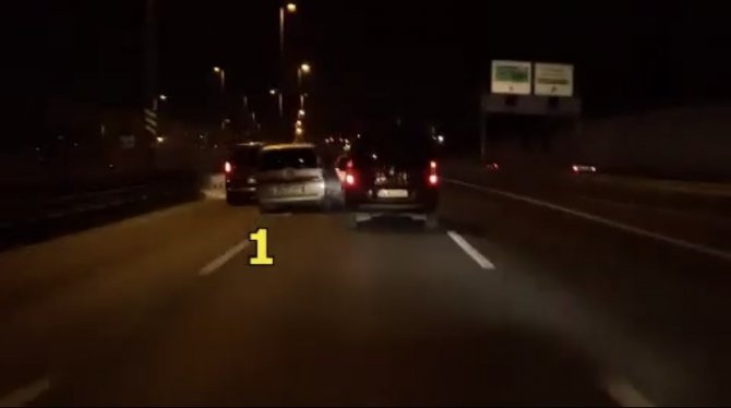 E-5 Karayolu’nda “Makas” Terörü Kamerada: Sürücüye Ceza Yağdı