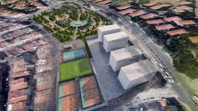 Yeşilpınar Bölge Parkı Baştan Aşağı Yenileniyor