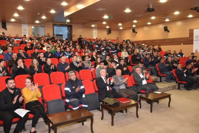 Başkan Öndeş Çalışanlarının Yüzünü Güldürdü