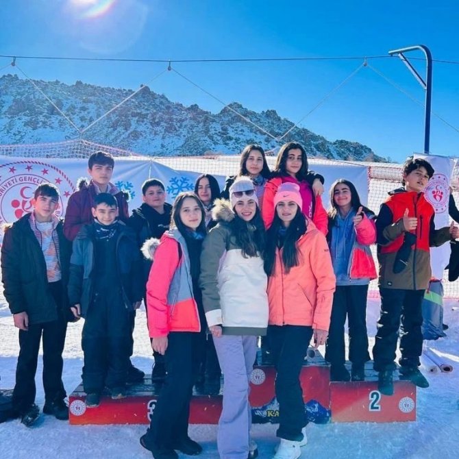 Sivaslı Kayakçılar Kayseri’de Derece Yaptı