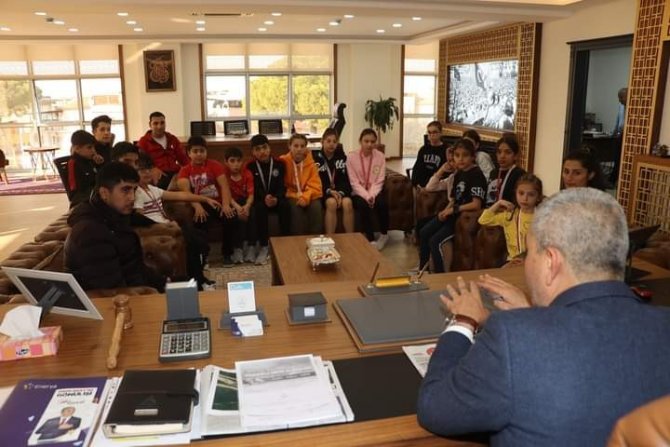 Başkan Kaplan, Koçarlı Belediyespor Atletizm Takımı’nı Ağırladı