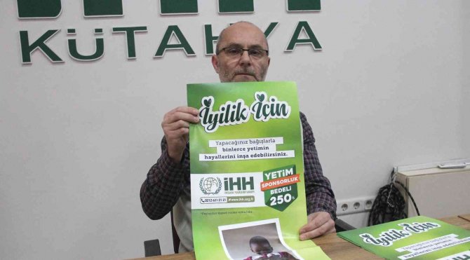 Kütahya İ̇hh İ̇nsani Yardım Derneği’nden 113 Yetime Destek