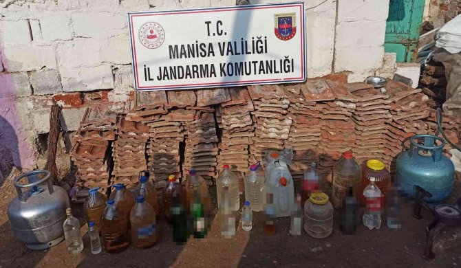 Salihli’de 291 Litre Kaçak İçki Ele Geçirildi
