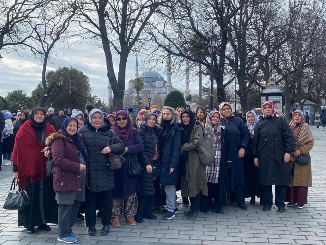 İ̇stanbul’un Tarihi Ve Turistik Yerlerini Gezdiler