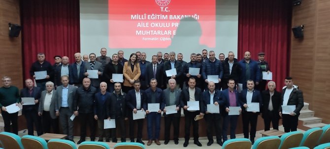 Çan’da Muhtarlara Eğitim