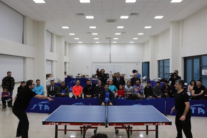Fü’de Personel Arası Masa Tenisi Turnuvası Sona Erdi