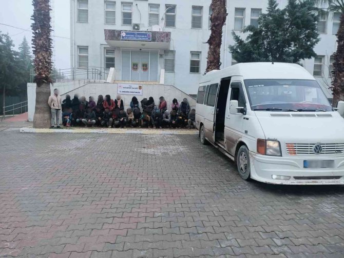 Gaziantep’te 59 Düzensiz Göçmen Yakalandı