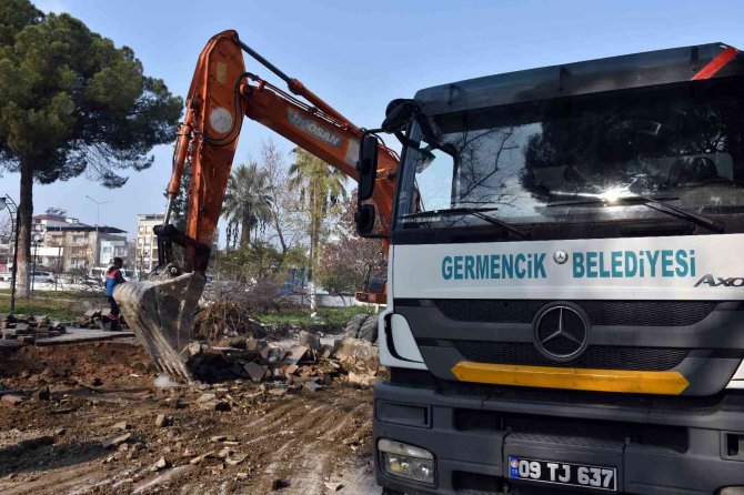 Germencik Şehit Cafer Sokak’ın Çehresi Değişiyor
