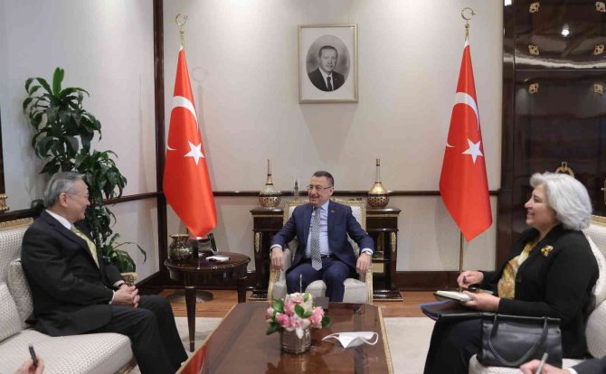 Cumhurbaşkanı Yardımcısı Oktay, Tayland Başbakan Yardımcısı Ve Dış İ̇şleri Bakanı Don Pramudwinai’yi Kabul Etti