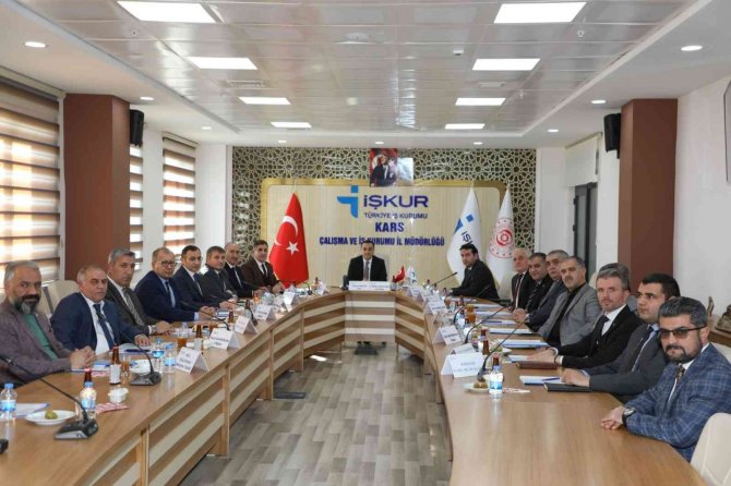 Kars’ta İ̇l İ̇stihdam Ve Mesleki Eğitim Kurulu Toplantısı Yapıldı
