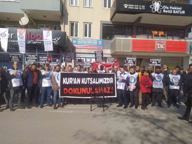 İ̇sveç’te Kur’an-ı Kerim Yakılmasına Tepkiler Sürüyor