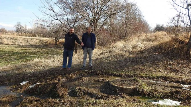 Kanalizasyon Suyu Tarlalara Akıyor