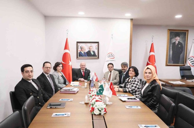 Pakistan Büyükelçisi Cüneyd’den Ato Başkanı Baran’a Ziyaret