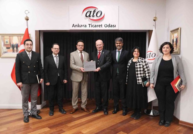 Pakistan Büyükelçisi Cüneyd’den Ato Başkanı Baran’a Ziyaret