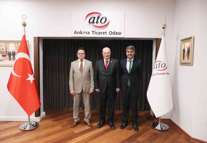 Pakistan Büyükelçisi Cüneyd’den Ato Başkanı Baran’a Ziyaret