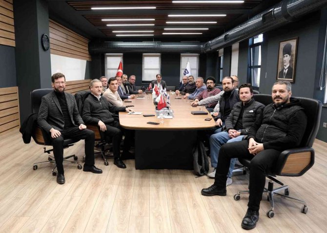 Başkan Saraç, Etgb’de Yer Alan Firmalarla Görüştü