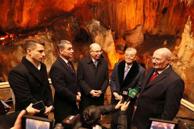 Ato Başkanı Baran Tulumtaş Mağarası’nda İncelemelerde Bulundu