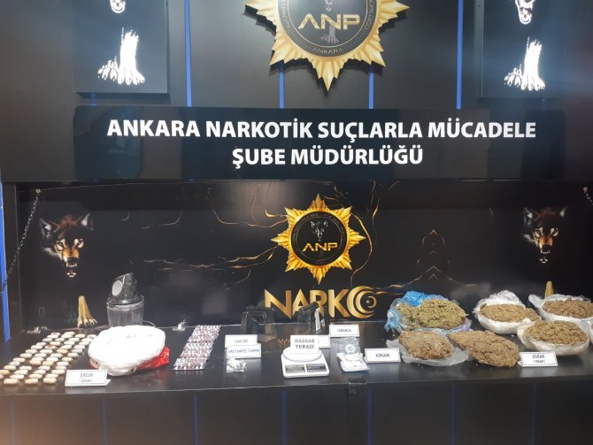 Başkentte Narkotik Operasyonu: 4 Buçuk Milyon Liralık Uyuşturucu Ele Geçirildi