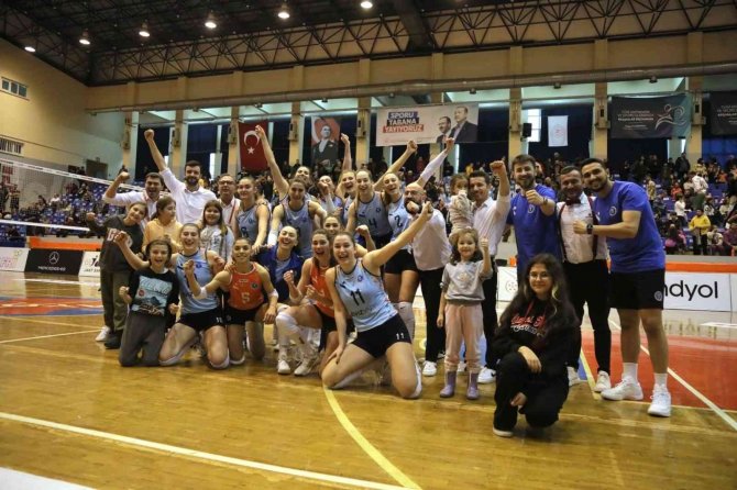 Aydın’ın Sultanları ’Play-off’ Mücadelesi İçin Avantaj Elde Etti