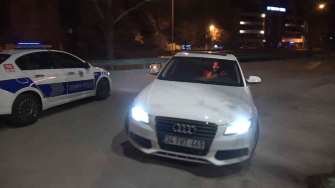 (Özel ) Uygulama Noktasından Kaçan Sürücü Cezadan Kaçamadı