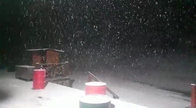 Keltepe Kayak Merkezi Beyaza Büründü