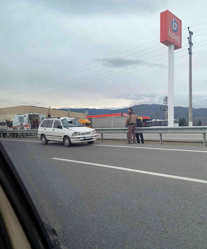 D-140’da Otomobilin Çarptığı 16 Yaşındaki Çocuk Ağır Yaralandı