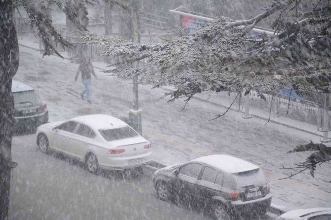 Tatvan’da Kar Yağışı Başladı