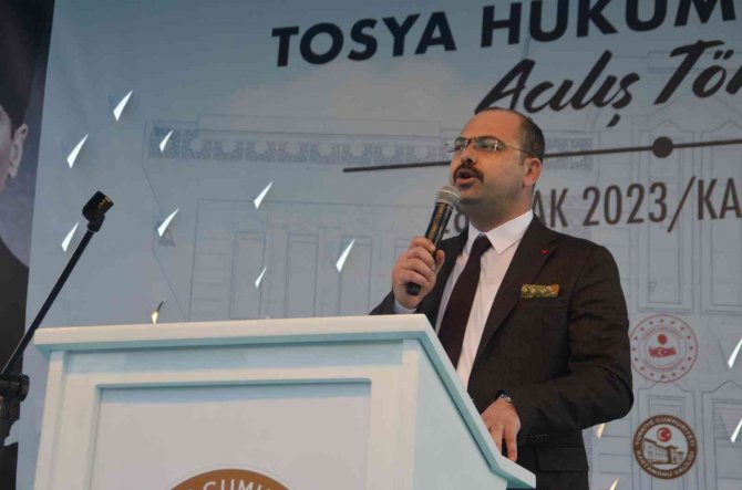 Tosya Hükümet Konağı, İ̇çişleri Bakanı Süleyman Soylu’nun Katılımıyla Açıldı