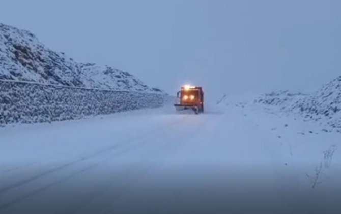 Tunceli’de 169 Köy Yolu Ulaşıma Kapandı, Karla Mücadele Çalışması Başladı
