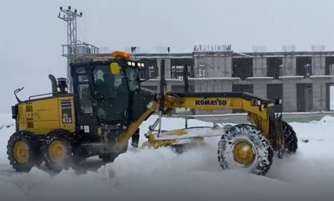 Tunceli’de 169 Köy Yolu Ulaşıma Kapandı, Karla Mücadele Çalışması Başladı