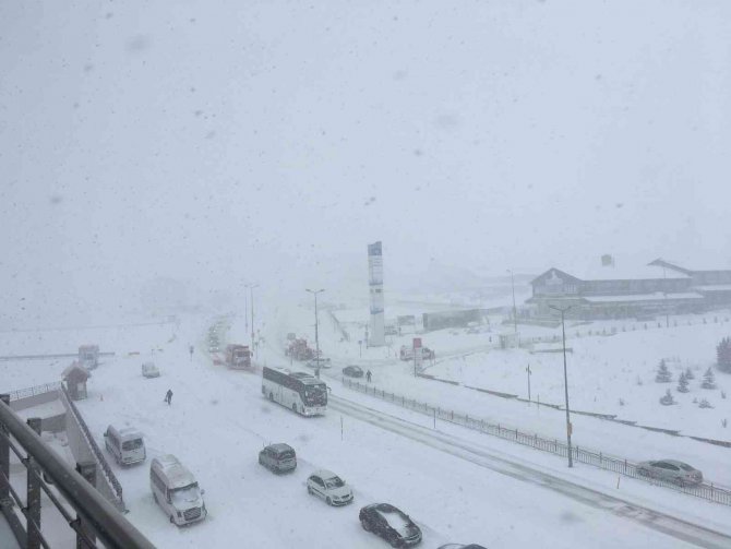 Erciyes’te Kar Sevinci