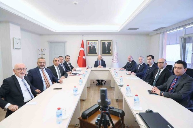 Ato Başkanı Baran, Milli Eğitim Bakan Yardımcısı Sadri Şensoyu Ziyaret Etti