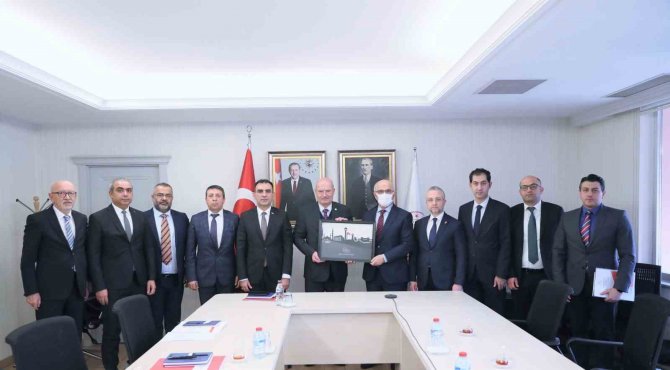 Ato Başkanı Baran, Milli Eğitim Bakan Yardımcısı Sadri Şensoyu Ziyaret Etti